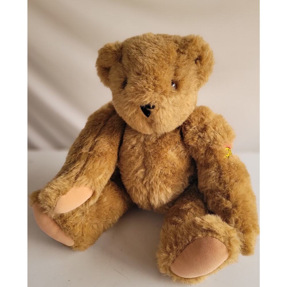 Authentic Vermont Teddy Bear Company "Mom" Bear Jointed 16" Plush Stuffed